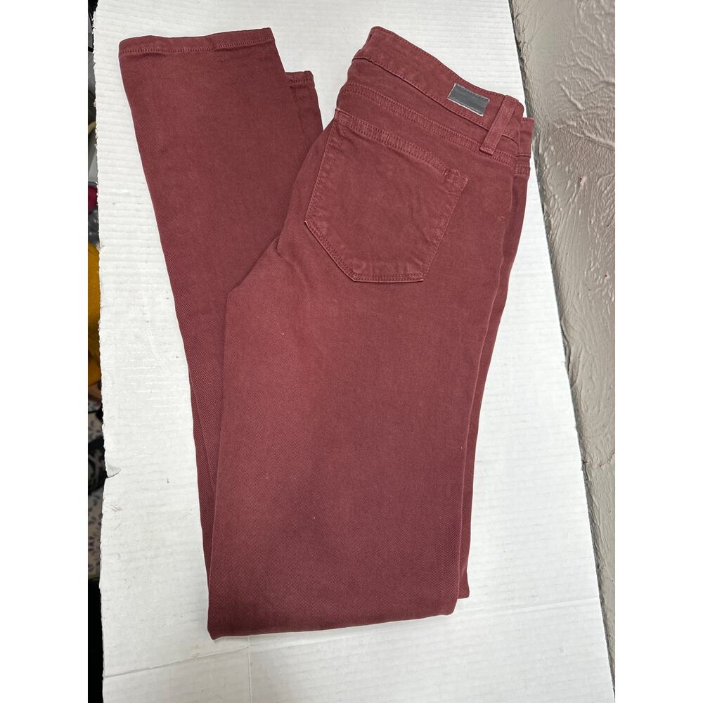 Paige Skyline Skinny Red Jeans Stretch Made in USA Womens‎ Size 28